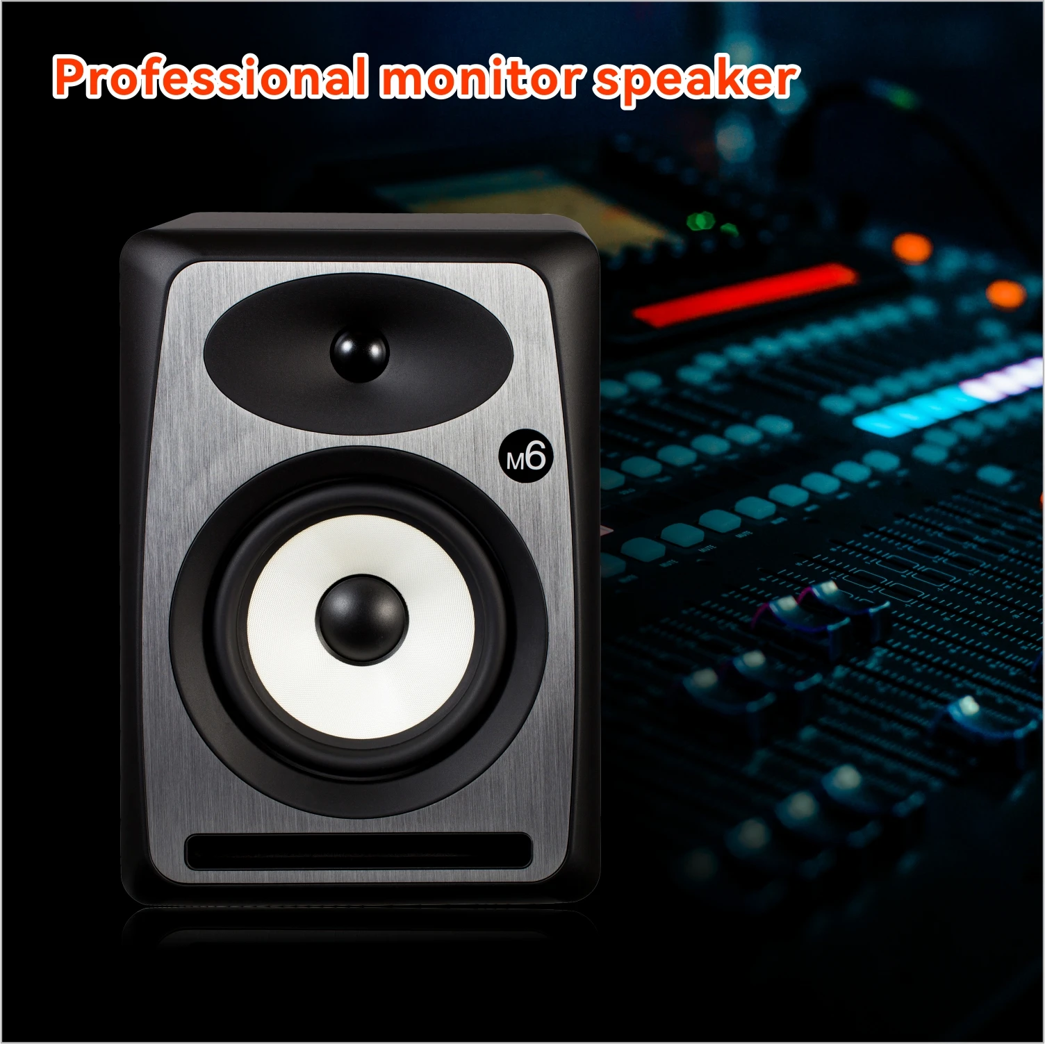 Accuracy Pro Audio M6 Professional Mini Bidirectional near Field Monitors Studio Power Audio Sound Equipment