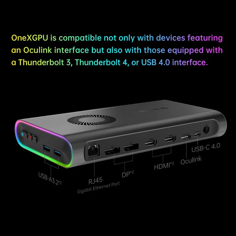 極美品・完備品】ONEXGPU 外付けGPU Radeon 7600M XT One-Netbook