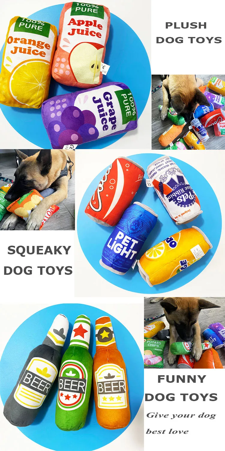 Best Durable Plush Dog Toys Indestructible Cute Plush Dog Toys For