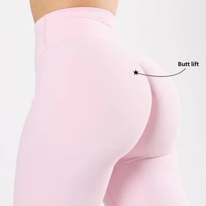 Custom Womens Gym Clothes High Waisted Fitness Activewear Solid Flared Yoga Workout Pants Leggings