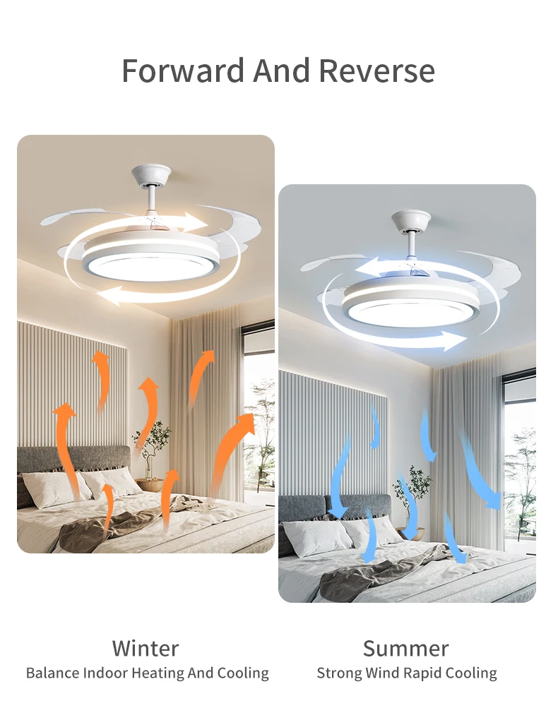 product wholesale dc ceiling fan lamp ventilador de techo led dimmable 4 pc blades modern ceiling fan with light and remote control-6
