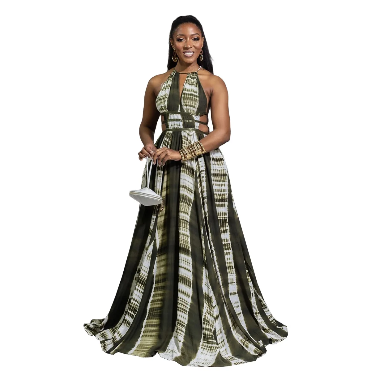 slim fit dress slacks Vintage Gathered Velvet Lamé Gown at Recess Los Angeles main image 0