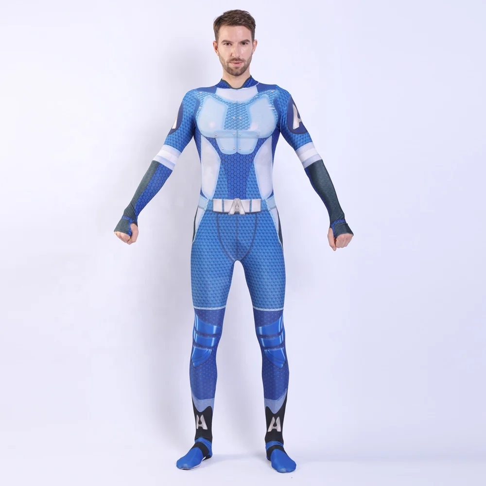 The Boys Homelander Cosplay Costume Halloween Zentai Suit for Men Custom  Made