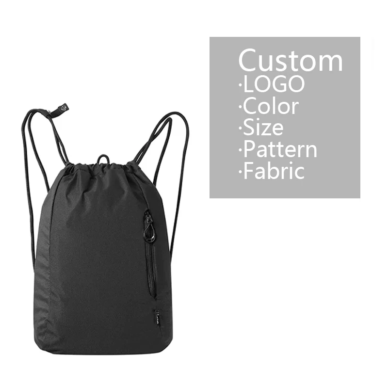 Oem Odm Polyester Drawstring Backpack Sac A Cordon Mochila Gym Bagpack