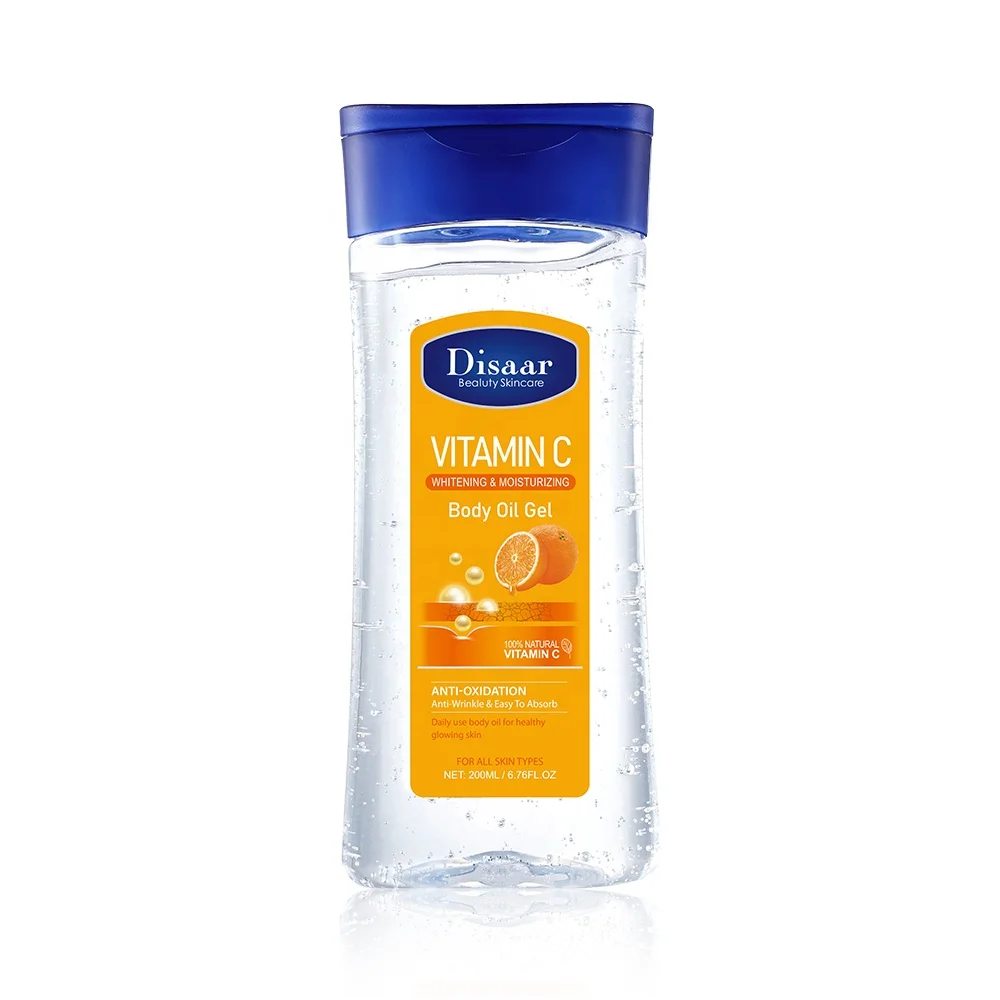 Disaar Vitamin C Deep Moisturizing Body Oil Gel Whitening Body Massage Oil Gel