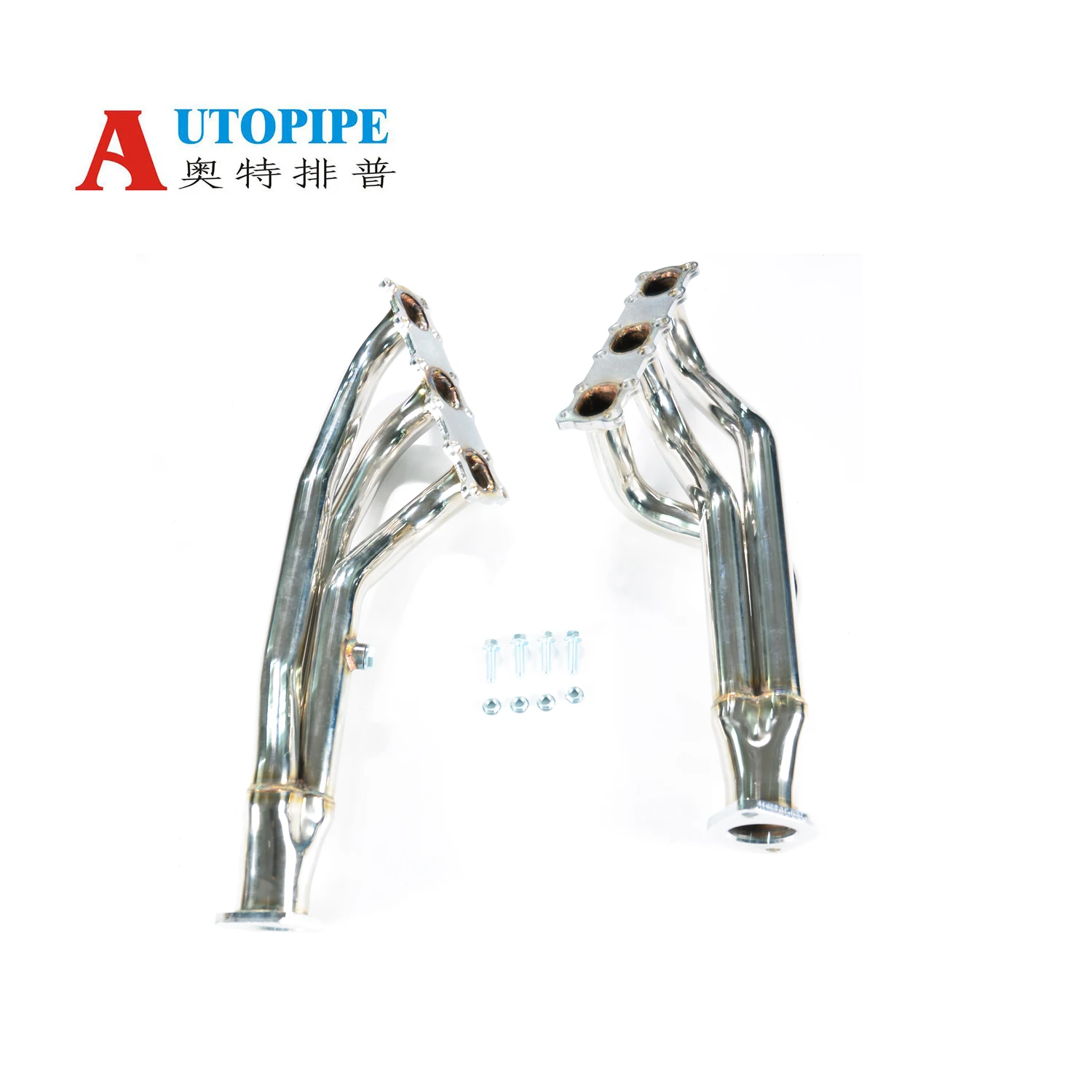 Customized Stainless Steel 201 Exhaust Header For Chevy Ls1 Ls6 Lsx V8