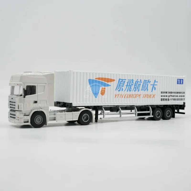 O.A.S Container Model Factory Shipping Gift Customized 1:50 YFH Alloy Material Truck Toy Scale Model