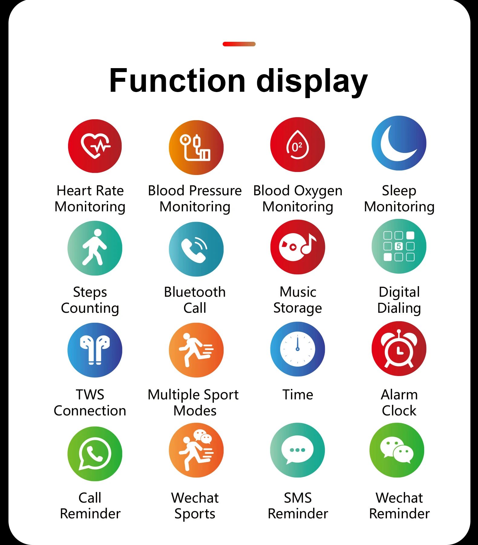 2021 H6 Smart Watch Connect to TWS and Speaker Heart Rate Monitor watch Local music heart rate hands-free call watch - ANKUX.COM