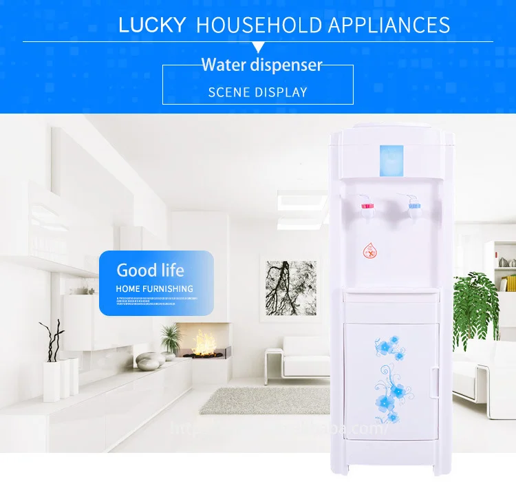 Manufacturer Wholesale Water Dispenser Vertical Household Cold and Hot Ice Refrigeration Barreled Water Office Dormitory