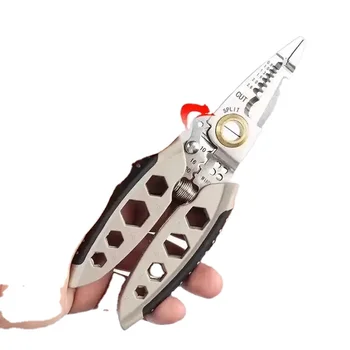 7-inch Multipurpose Wire Stripper 5 function in one plier Practical Multi-function Tool Stripping cutting crimping and split