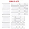 Clear-28pcs
