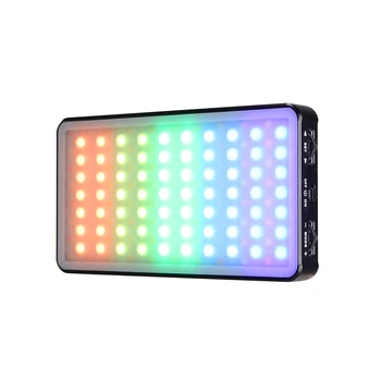 Portable Rechargeable RGB LED Pixel Panel Light Cold Shoe Mount DSLR Camera Video Lighting for Photography & Makeup Use detail image
