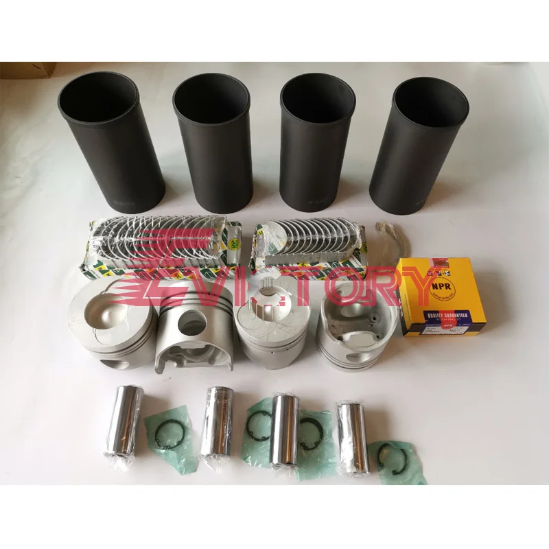 For Hino W04CT W04C-T Rebuild Kit Cylinder Gasket Liner Piston Ring Bearing