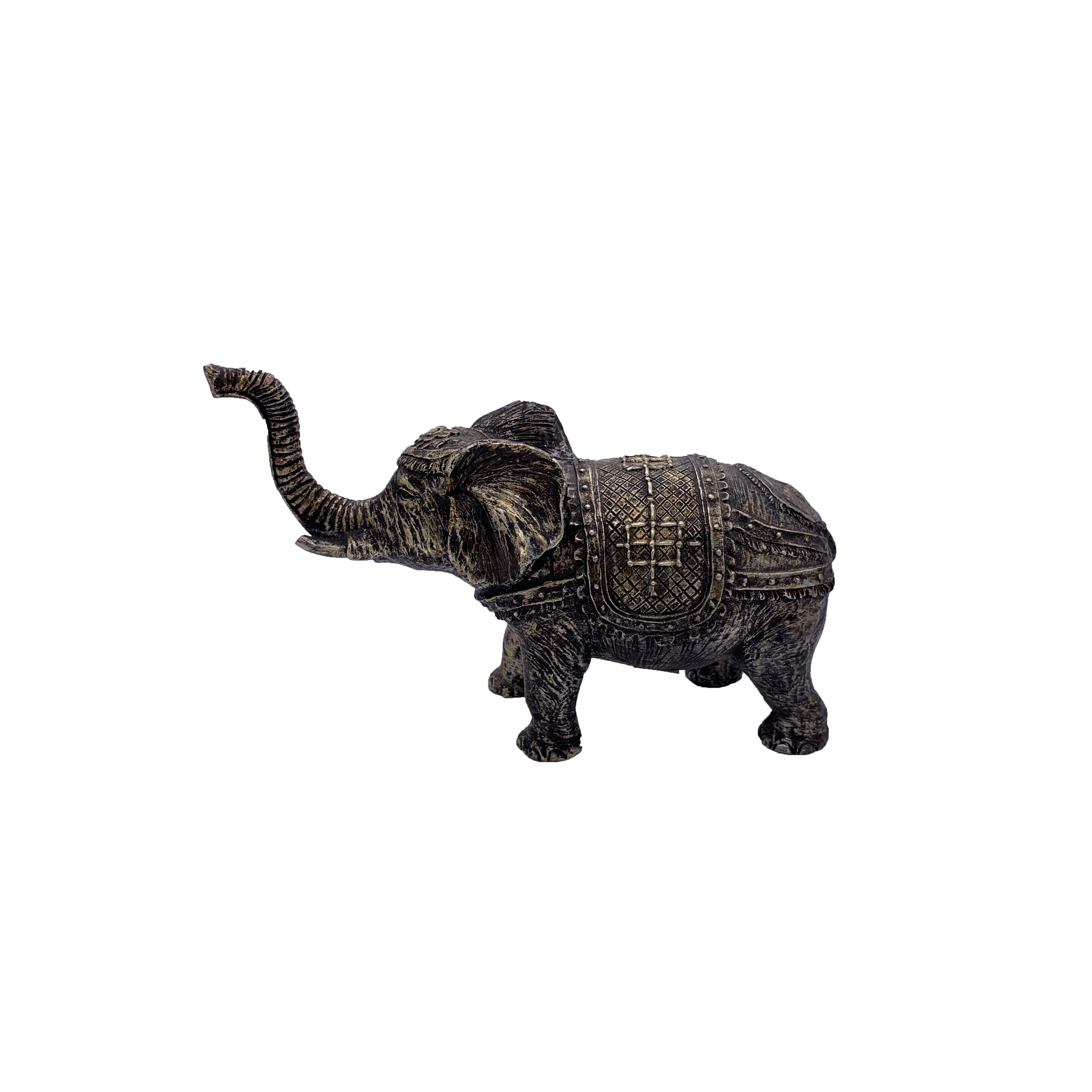 Resin hand painted anti-colored Elephant Home Decorative Item