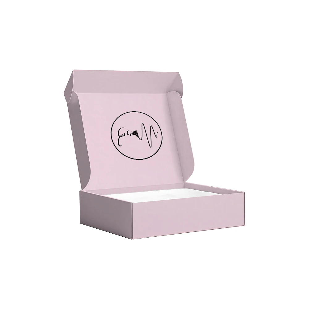 Заводская цена Пользовательский логотип роскошная печатная эко-упаковка гофрированная бумага картонные почтовые ящики бумажная коробка