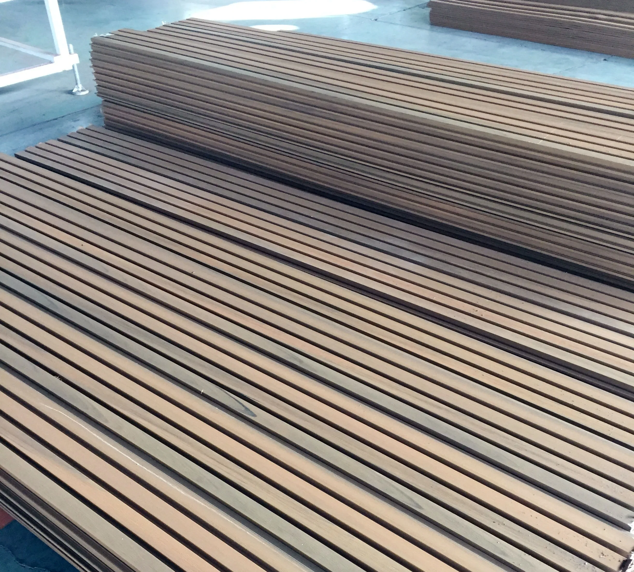 Waterproof Soundproof WPC Wall Panel Co-Extrusion Wood Cladding for Outdoor Exterior Wall PVC Ceilings in Strip Shape