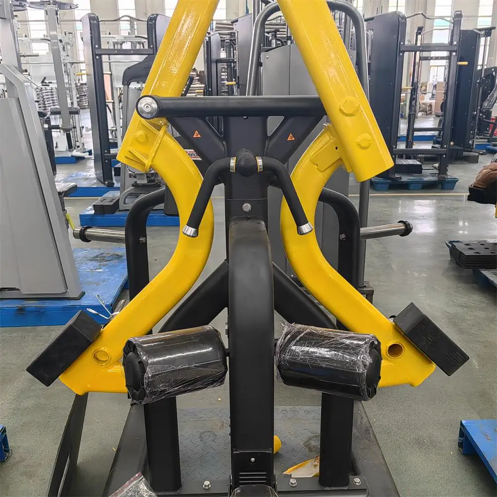 Source Factory Weight Lifting Strength Training Plate Loaded Strength Machine Gym Equipment X Lat Pulldown Back Trainer