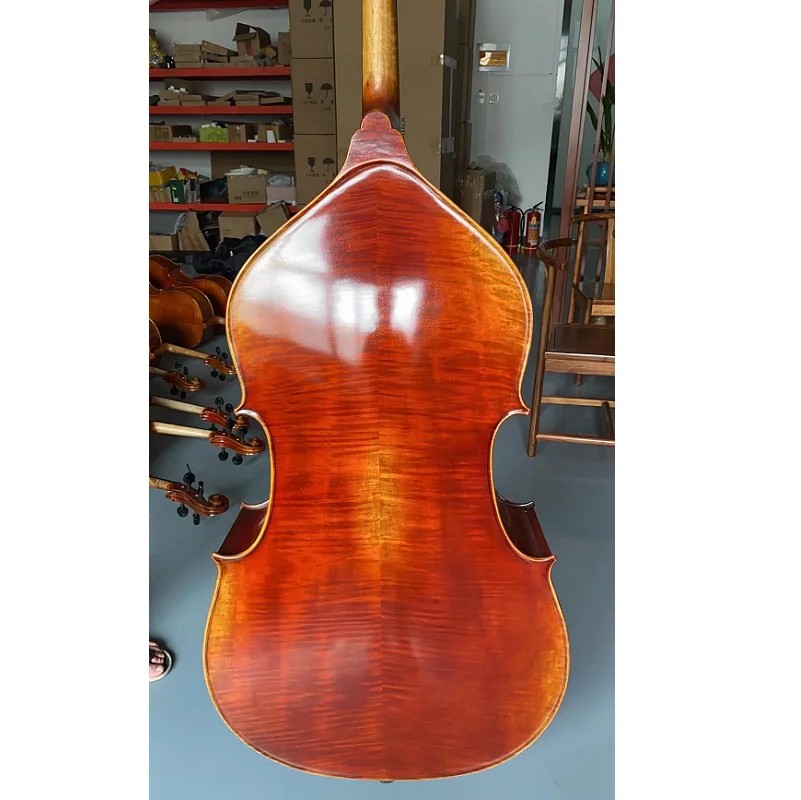 4/4 Plywood Double Bass Student Beginner Contra Upright Bass Wholesale