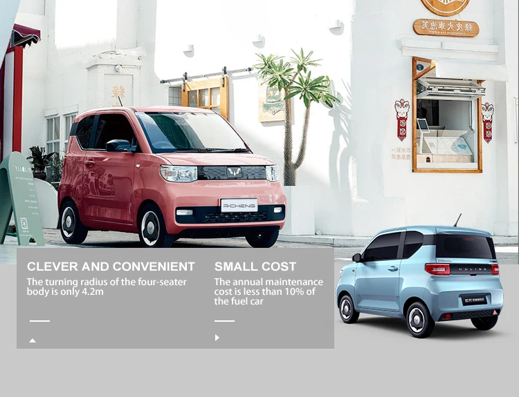 wuling hongguang mini ev 4 seats car