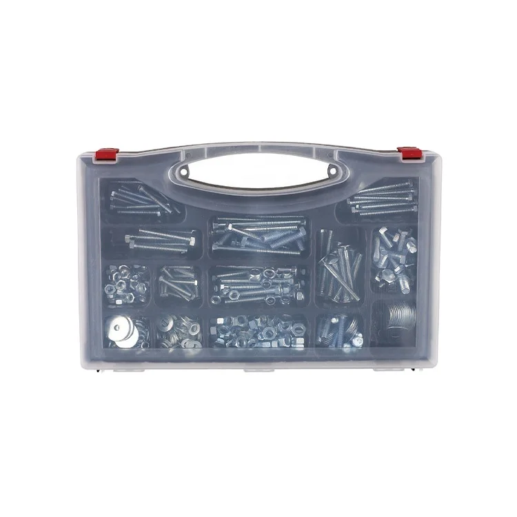 Factory Direct 580pcs High Quality Durable Steel Hardware Kit Includes Screws Nuts Gaskets OEM Customizable Tool Box Set