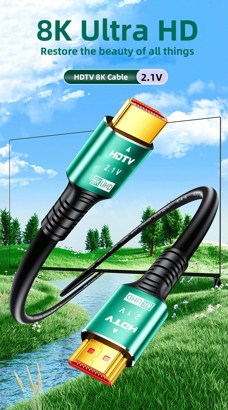 3M 8K HDMI 2.1 Version High Speed Cable - Image 2