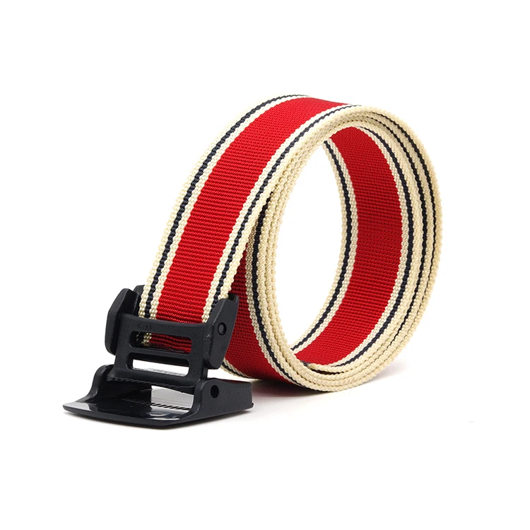Factory price custom polyester webbing braided belt for men