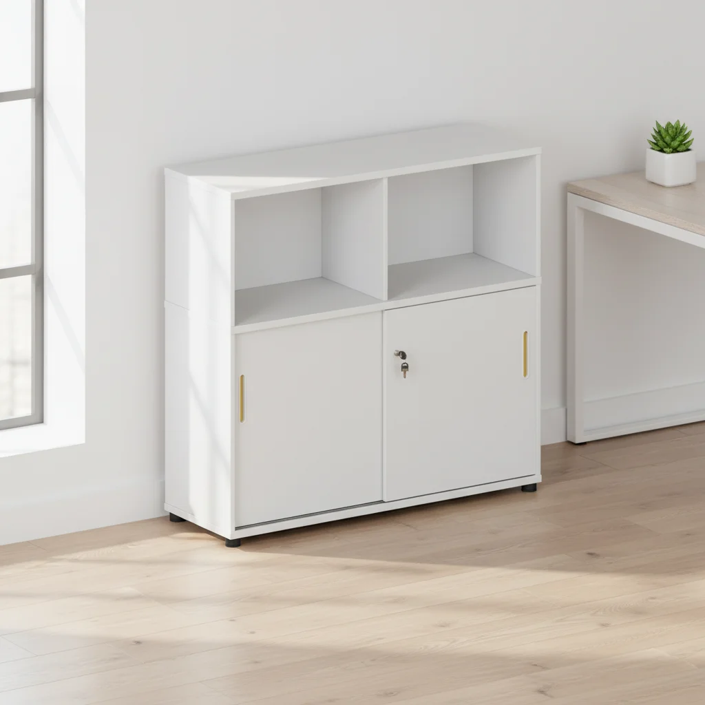 Premium Sliding Door Filing Cabinet Office Storage System Document Organization Modern Furniture 4