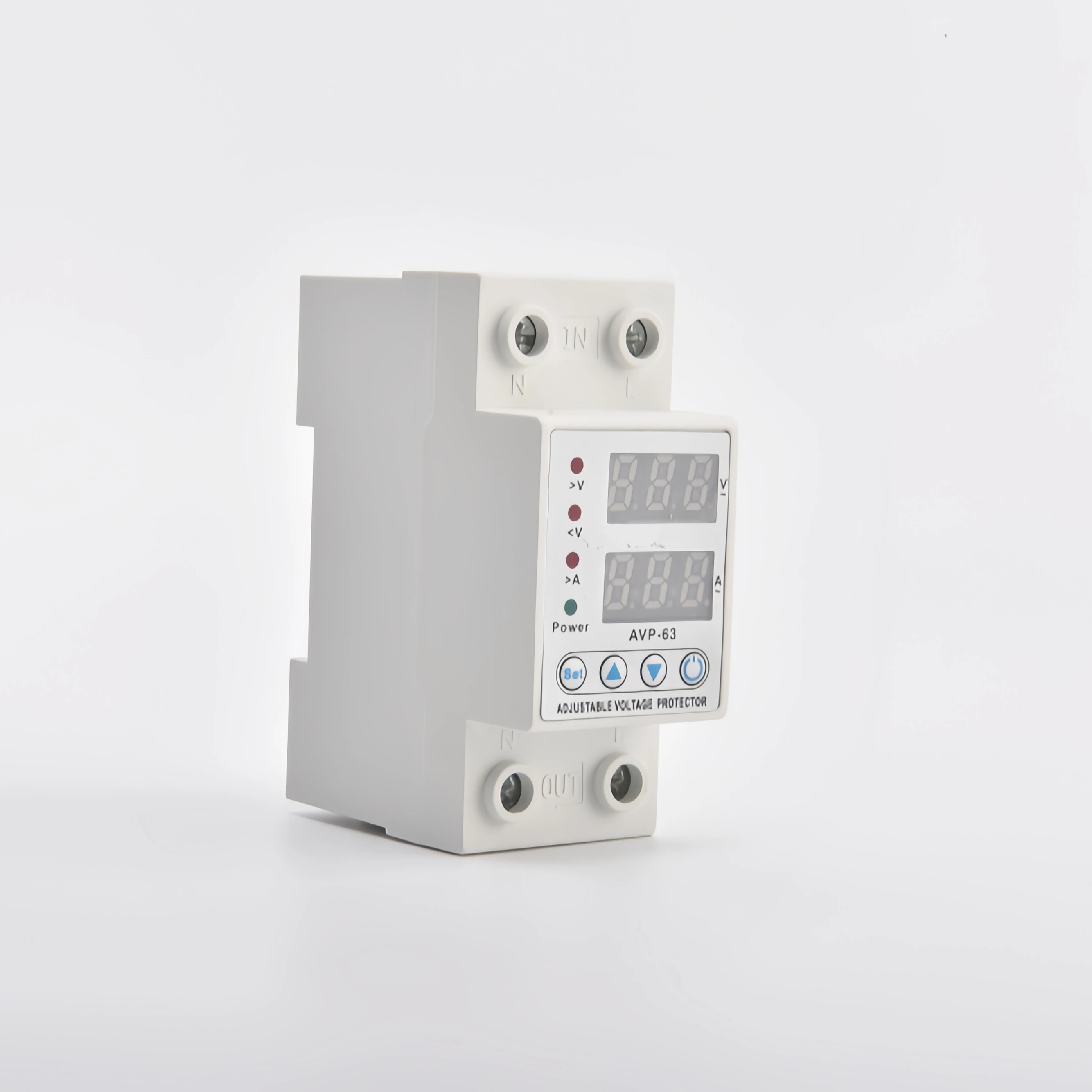 10-year Strength Factory Provides AVP-63A Overvoltage and Undervoltage Protector  Dual Display Digital Current Protector