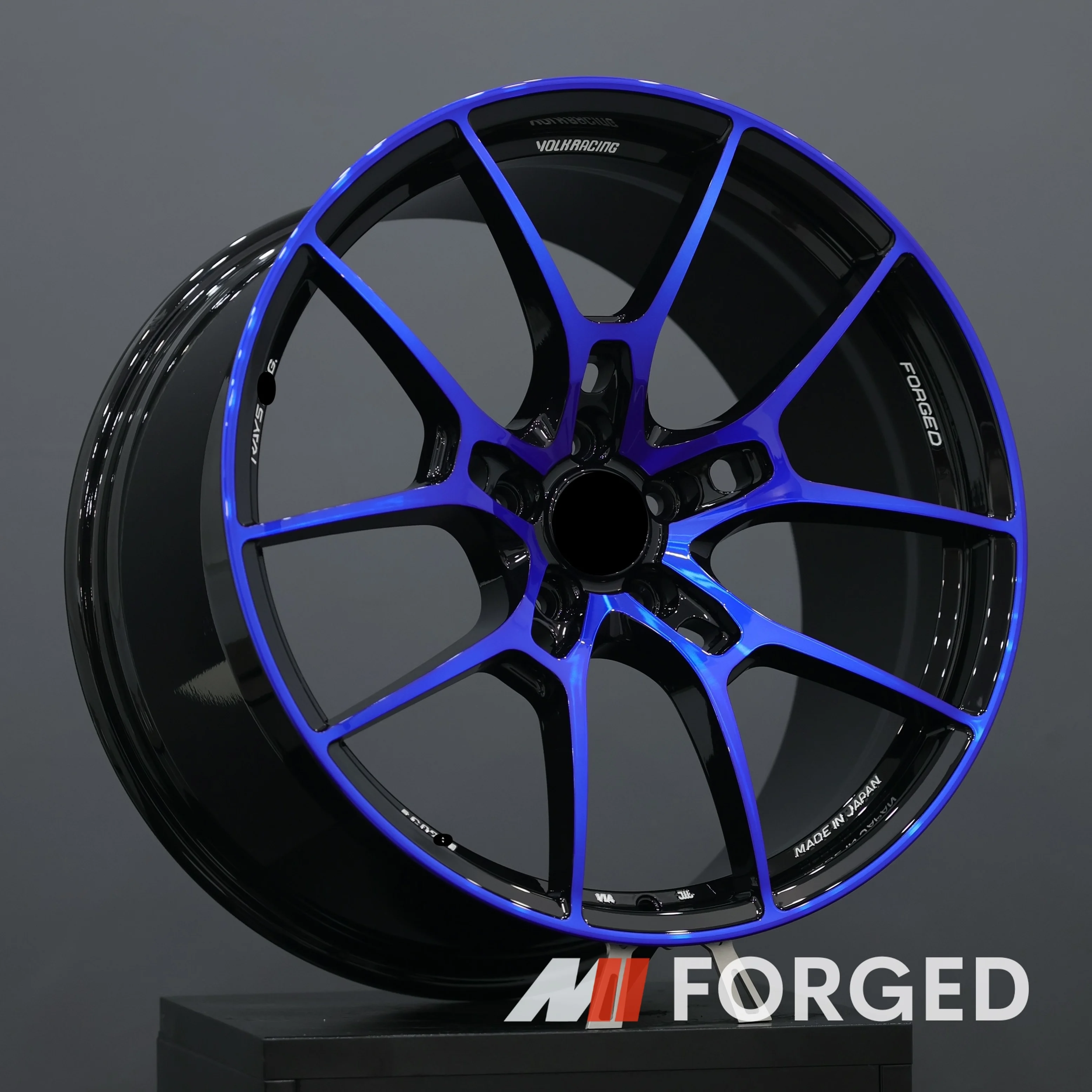 MN Forged Volk Racing G025 Rays G025LC Blue Rims for BMW FK8