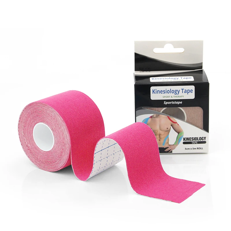 Free Sample 5cm X 5m Waterproof Custom Sports Muscle Medical Printed Kinesiology Tape