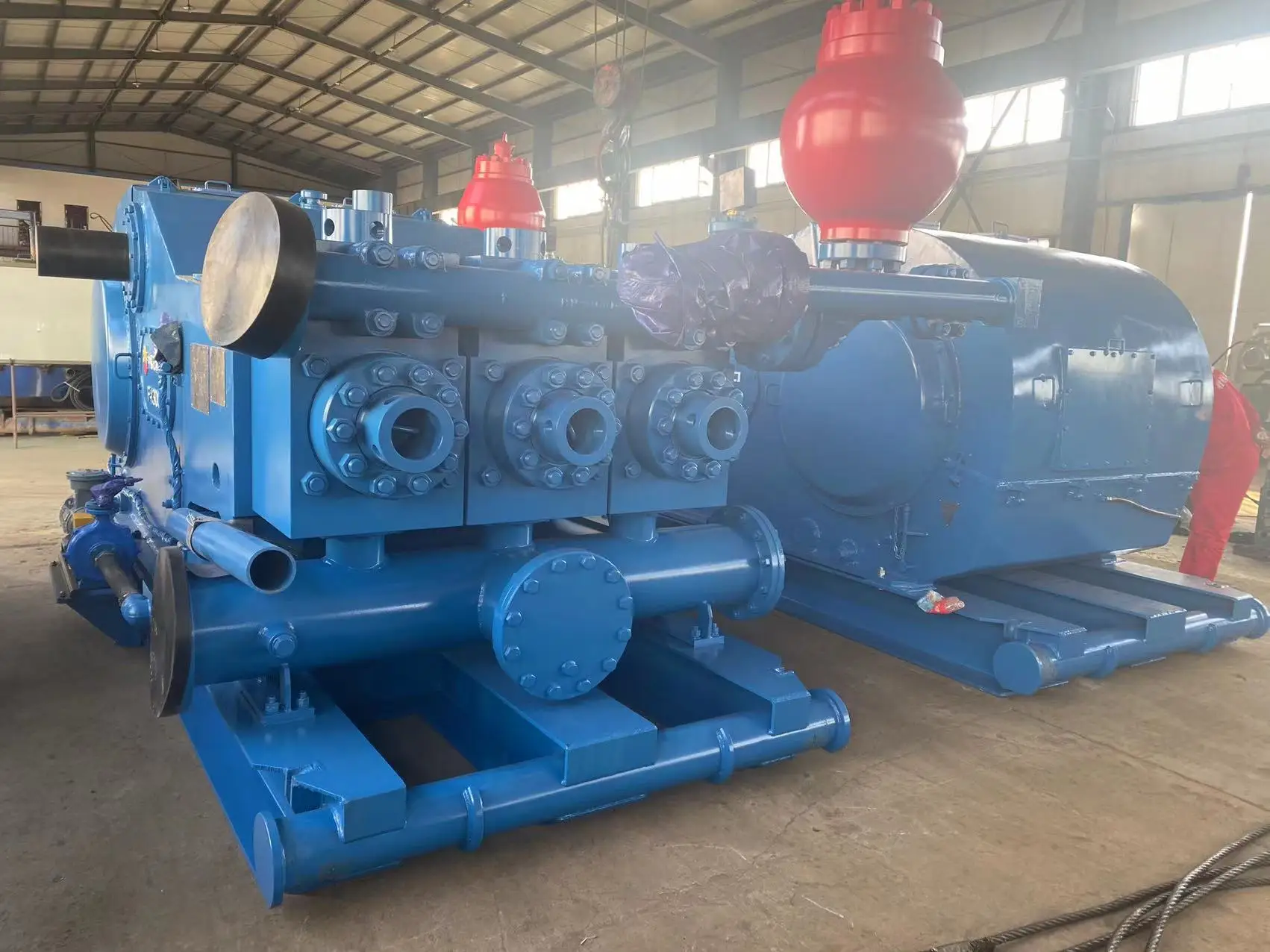 API BOMCO F1000 триплексный грязевой насос с запасными частями