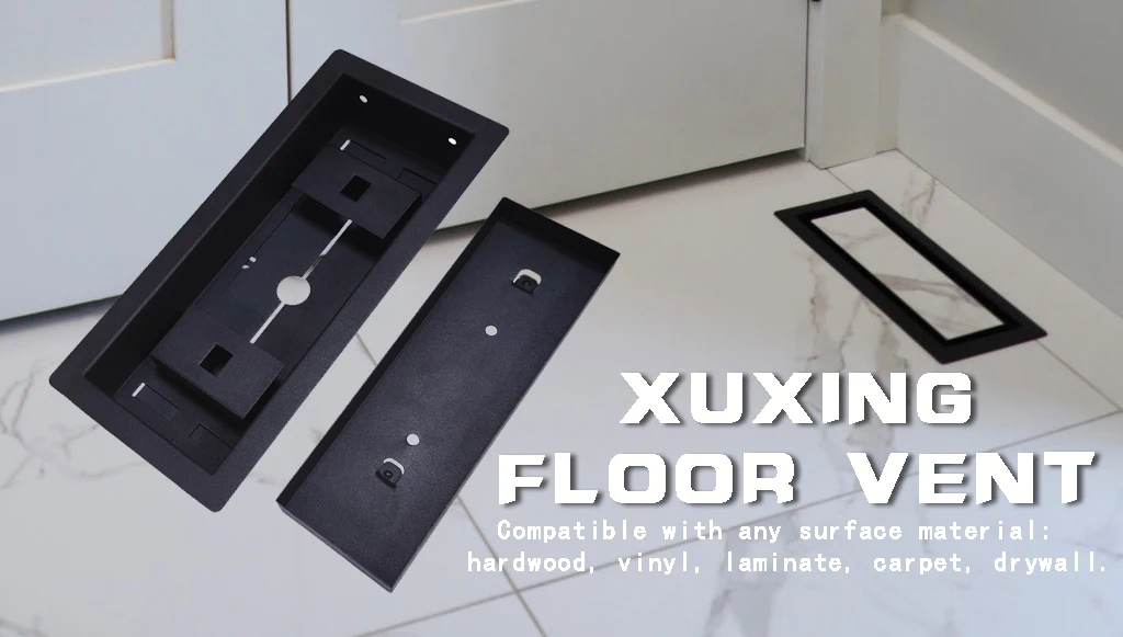 Hvac System Floor Register 4x10 Removable Metal Frameless Floor Vent