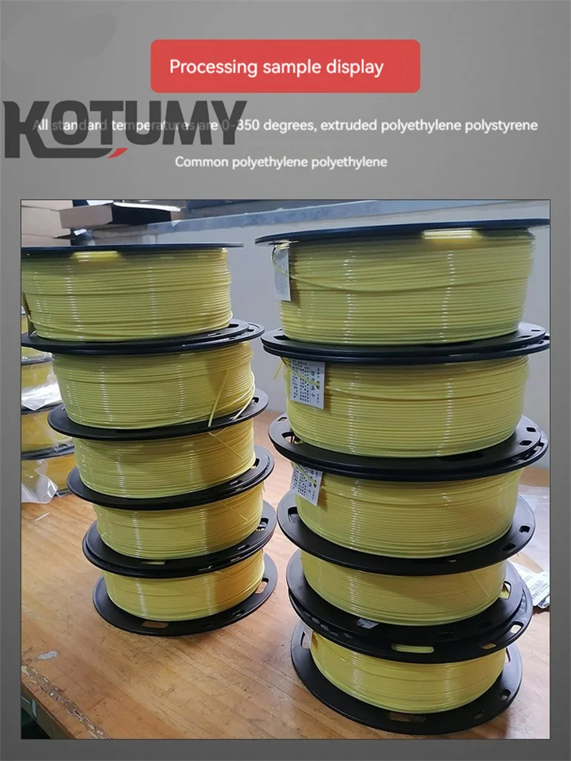 Estrusore Plastica Da Laboratorio KOTUMY A Vite Singola Per Iniezione Polimeri - Certificato CE