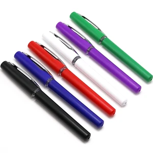 Personalised Business School Custom logo Plastic Gel Pen Made in China
