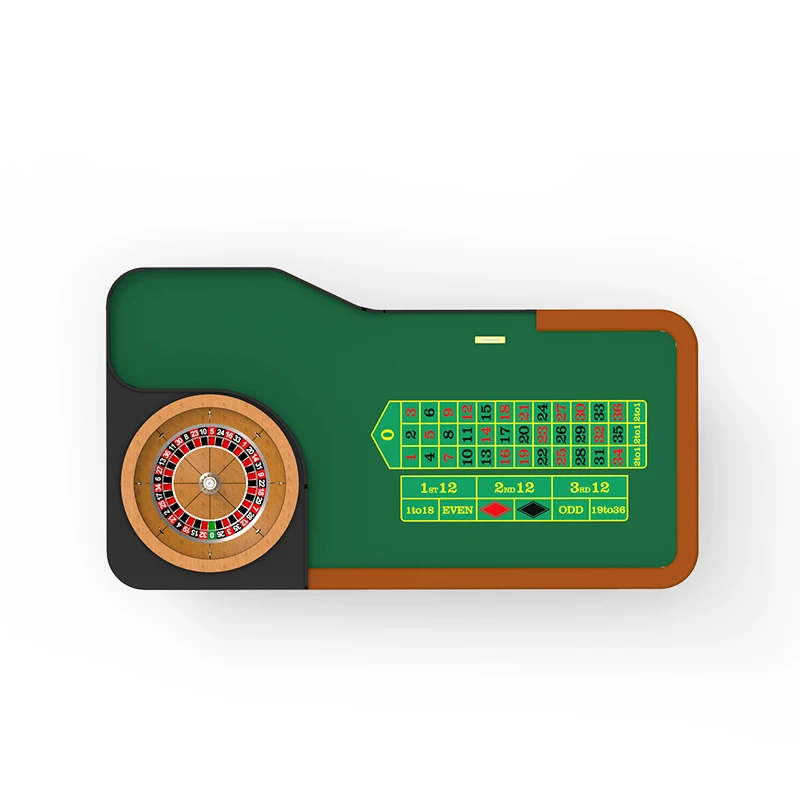 Yh Competitive Price Gamble Table Thin Wooden Legs Ruleta Casino