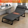 190*68cm black square tube-black-comfort cotton pad