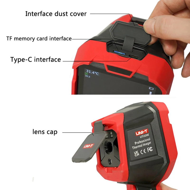 Handheld Thermal Camera UTi320E WIFI 320 x 240 Pixel Imager PCB Circuit Floor Heating Detector Industrial Infrared Thermal