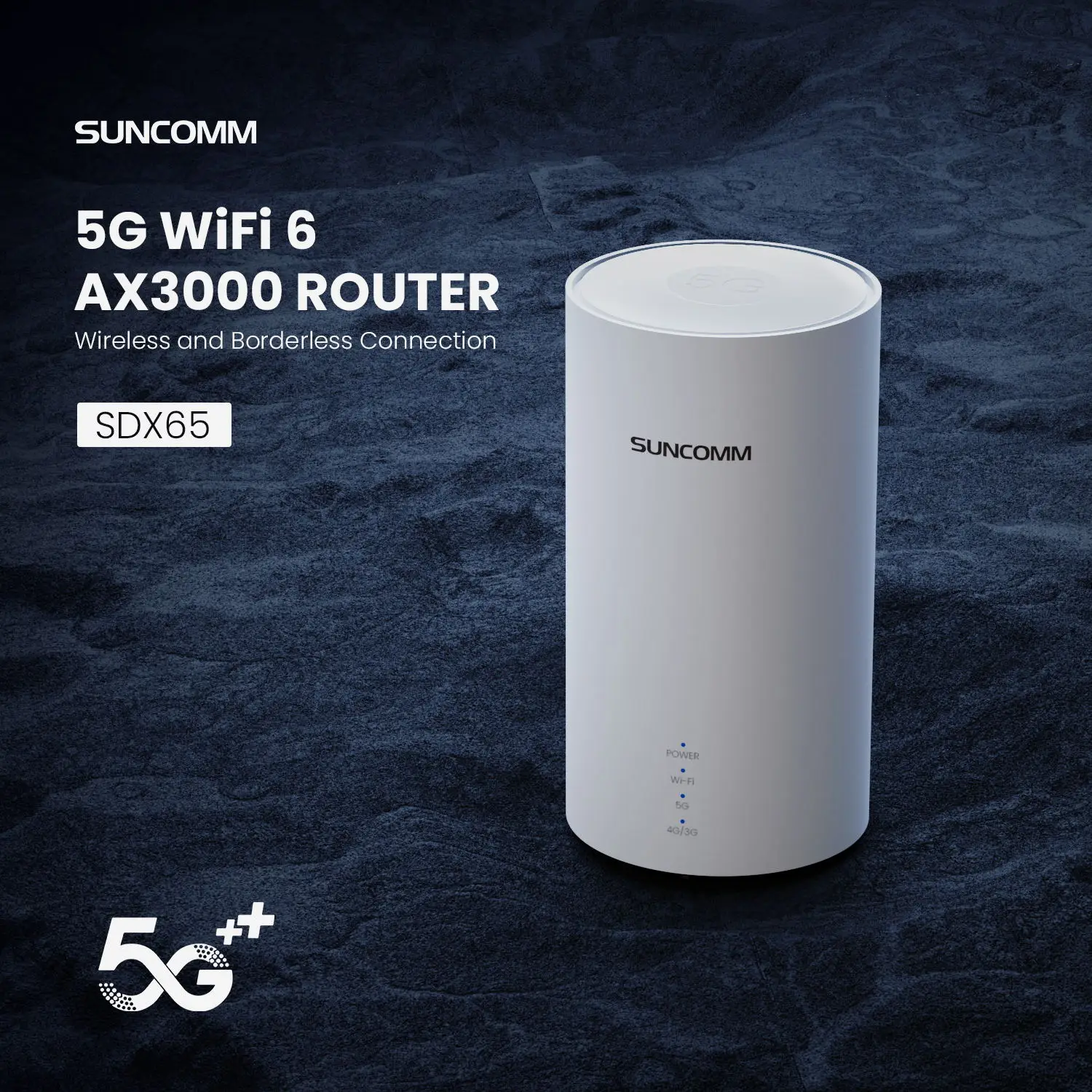 Customization SDX65 5G CPE Router TS9 RJ11 VOIP Port WiFi6 Dual Band 5G SA NSA AX3000 WPS 5G Sim Cpe Router