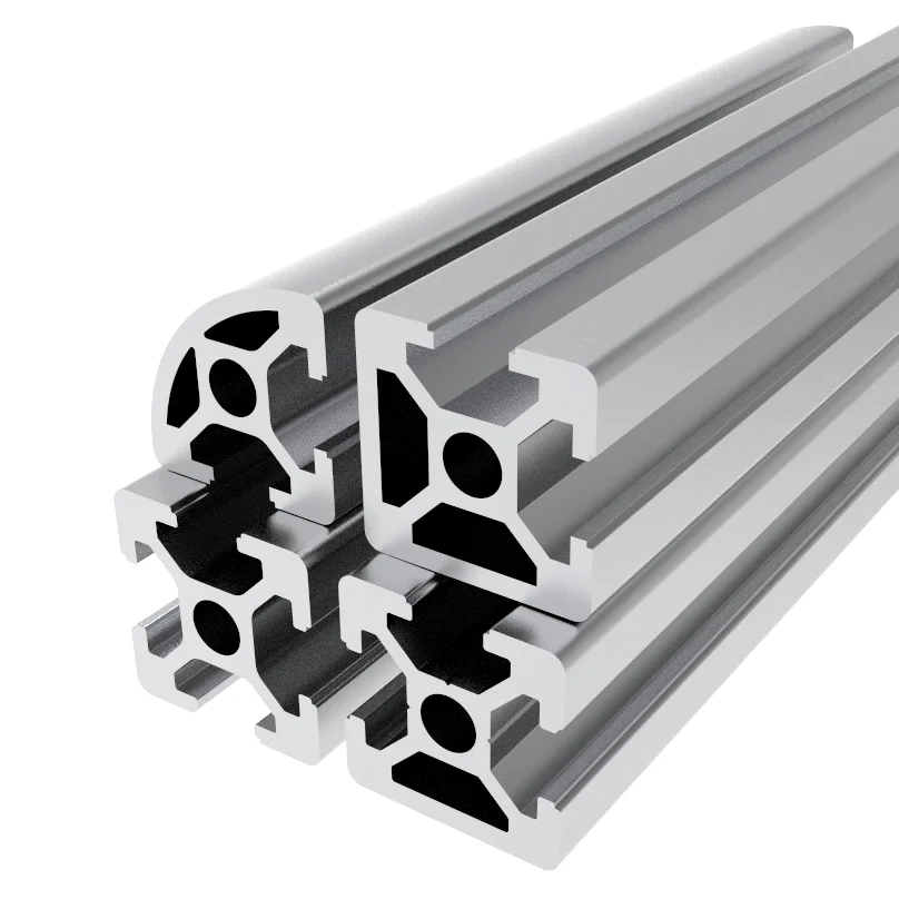 2000mm T Slot 2020 Aluminum Extrusion European Standard Anodized Linear Rail for 3D Printer Parts and CNC DIY Silver