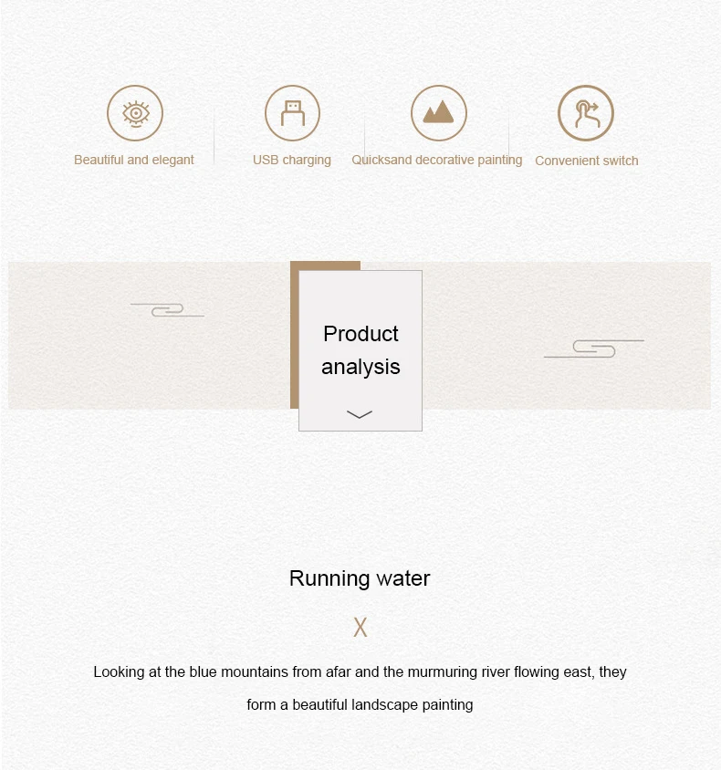 Creative Quicksand Painting Hourglass Relaese Stress and Anxiety Indoor Desktop 3D Sand Painting Dynamic Sand Painting LED Lamp