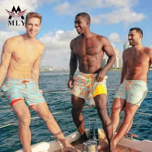 Custom Printed Swimwear Quick Dry Swimming Suit Men Board Shorts