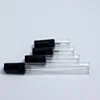 Clear bottle + Black plastic nozzle (Vertical stripes)