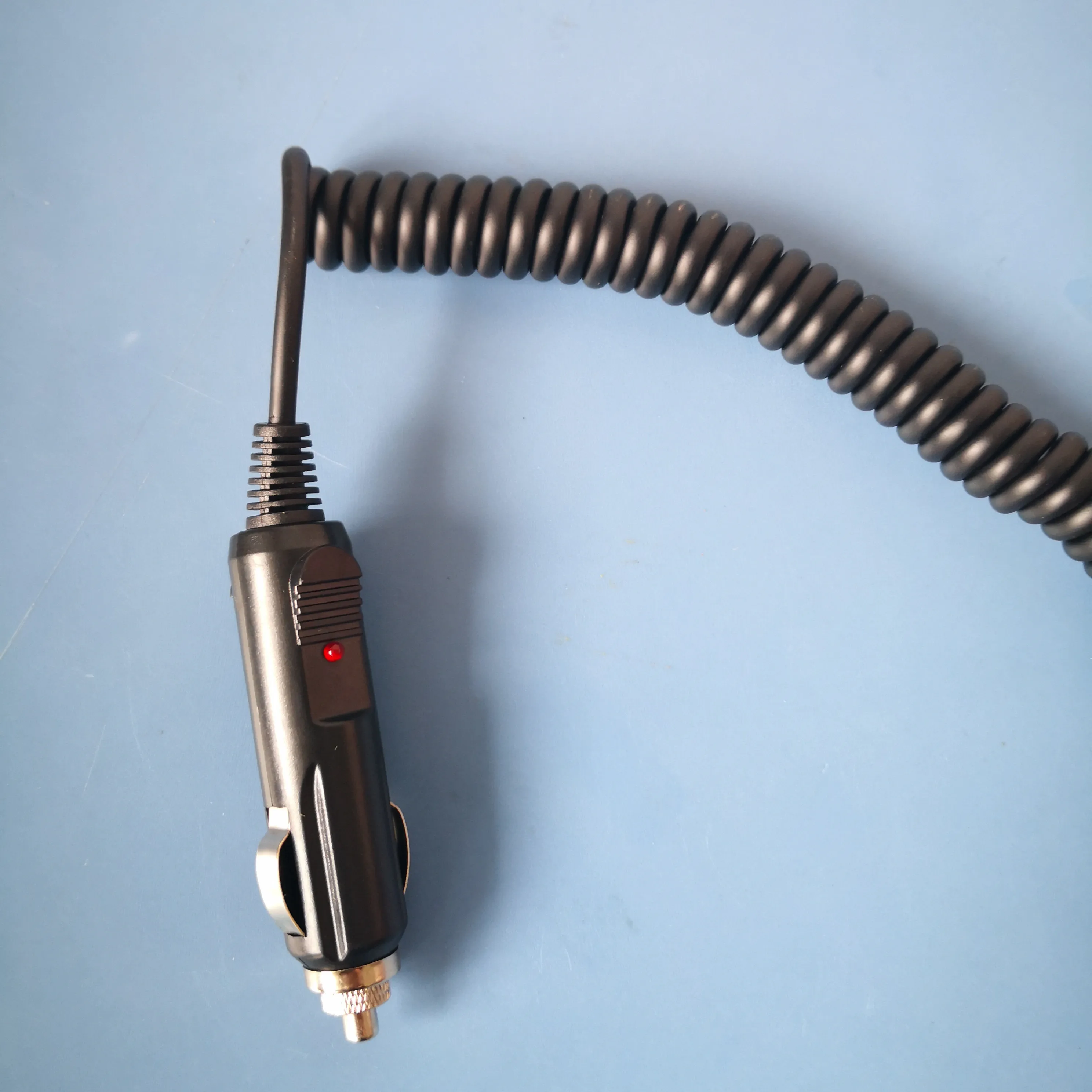 Car Cigarette Lighter Plug to RJ11-4P4C Plug Car Ciga Cable Round Cable  Black PU RJ45 Male Copper ROHS Low Voltage Xt150 Male