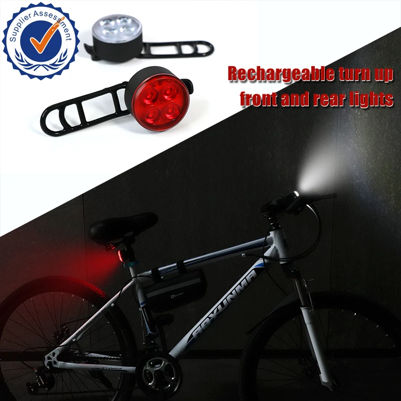 Superbsail Mini LED Bicycle Tail Light Usb Chargeable Bike Rear Lights Waterproof Safety Warning Cycling Light manufacture