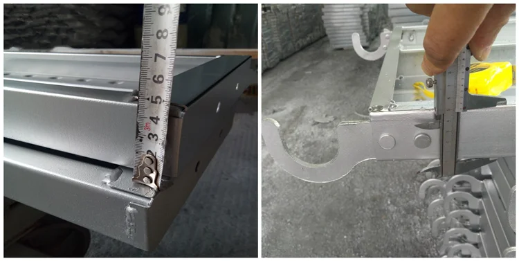 Customized Length Scaffold Metal Plank Scaffolding Steel Catwalk Scaffold Platform Steel Plank