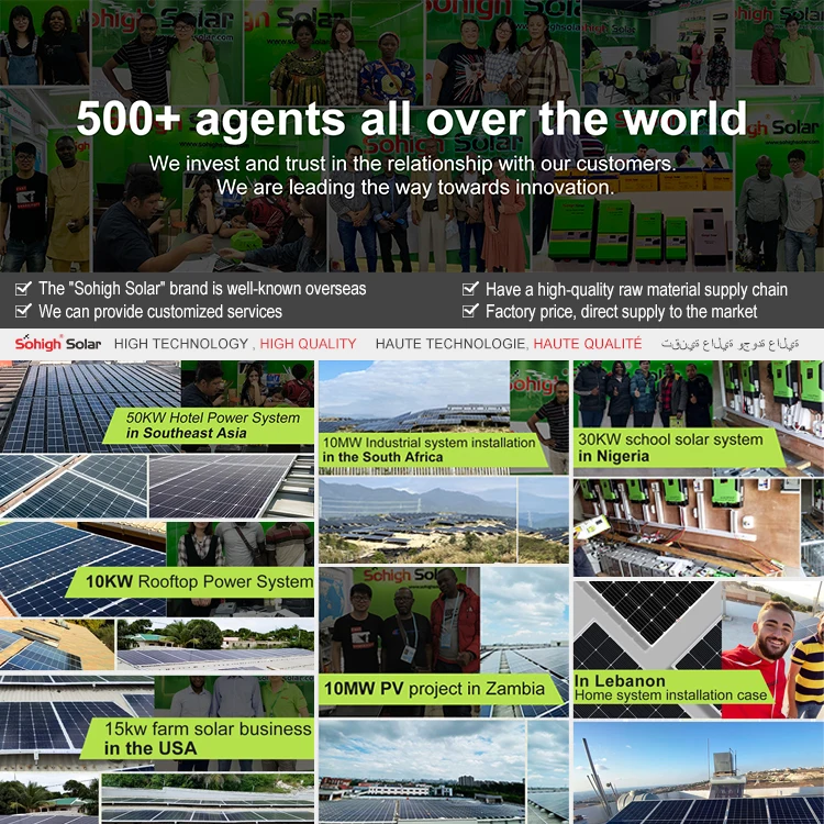 5500 Watts Hybrid Inverter Full Sets Solaries Panels off Grid Power Energy Home 5kw Para Casa Power System Kit Solar 5000watts