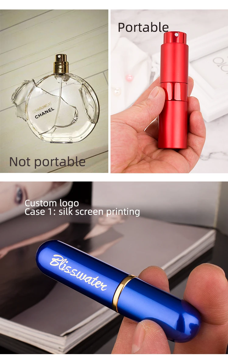 5ml/8ml/10ml/15ml/20ml Perfume Atomizer Dispenser