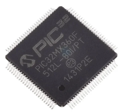 PIC32MX360F512L-80I/PT
