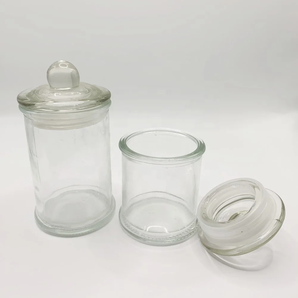 Clear Glass Jars With Lids Muiltiple Size Glass Bottle Jar With Different Lid For Honey