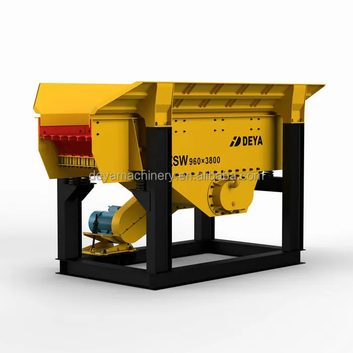 Aggregate Hopper Feeder Vibrating Feeder Machine with Hopper for Stone Crusher Plant